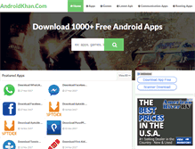 Tablet Screenshot of androidkhan.com